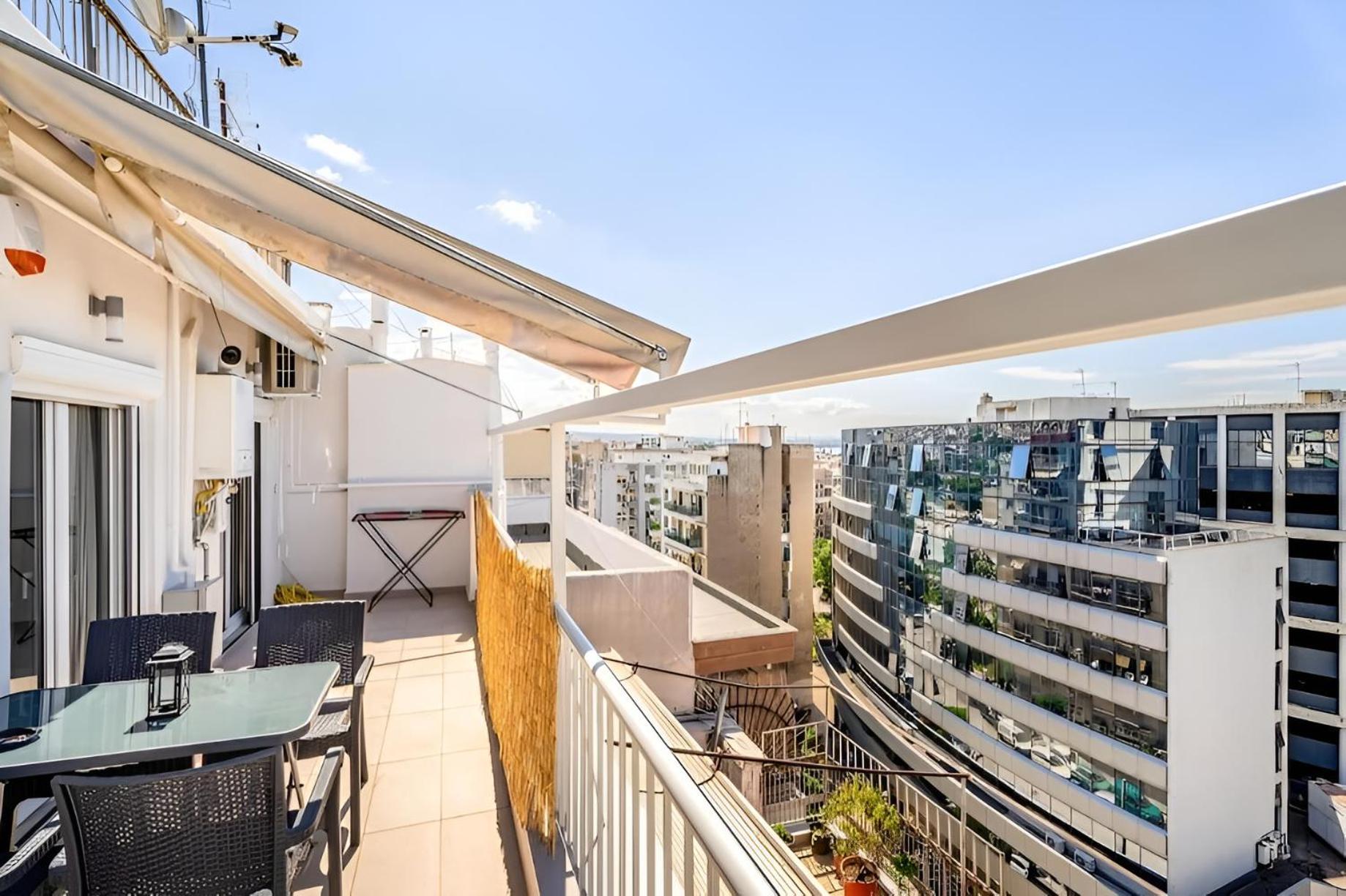 Elegant, Modern & Spacious Apartment In Thessaloniki With Balcony מראה חיצוני תמונה
